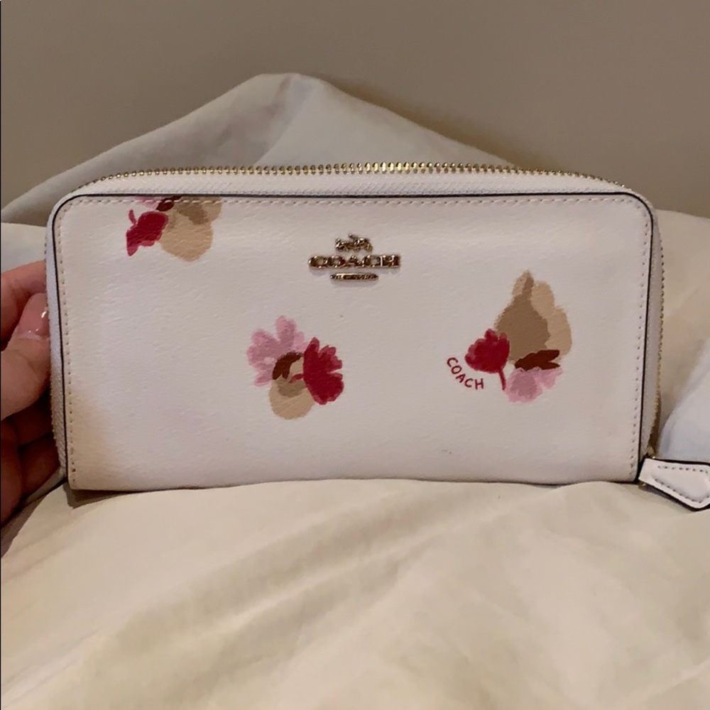 Coach Floral Zip Wallet